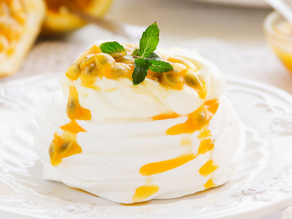 Meringue van passievrucht