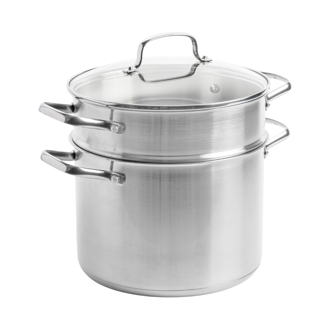 Dagelijkse kost 3-delige pasta set 24cm zilver