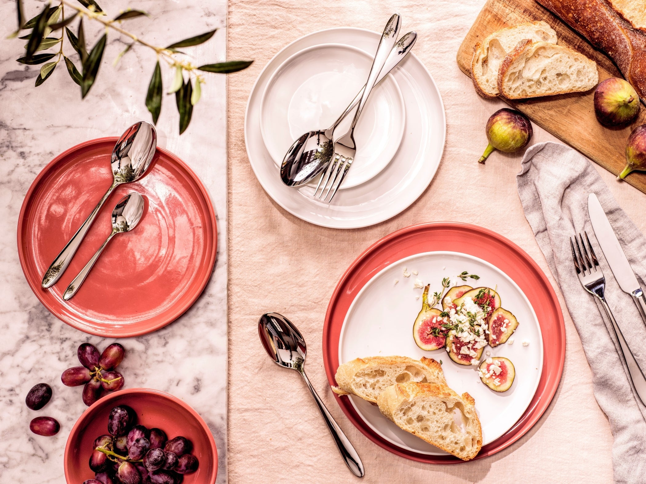 Mauviel 16-delige Bestek set