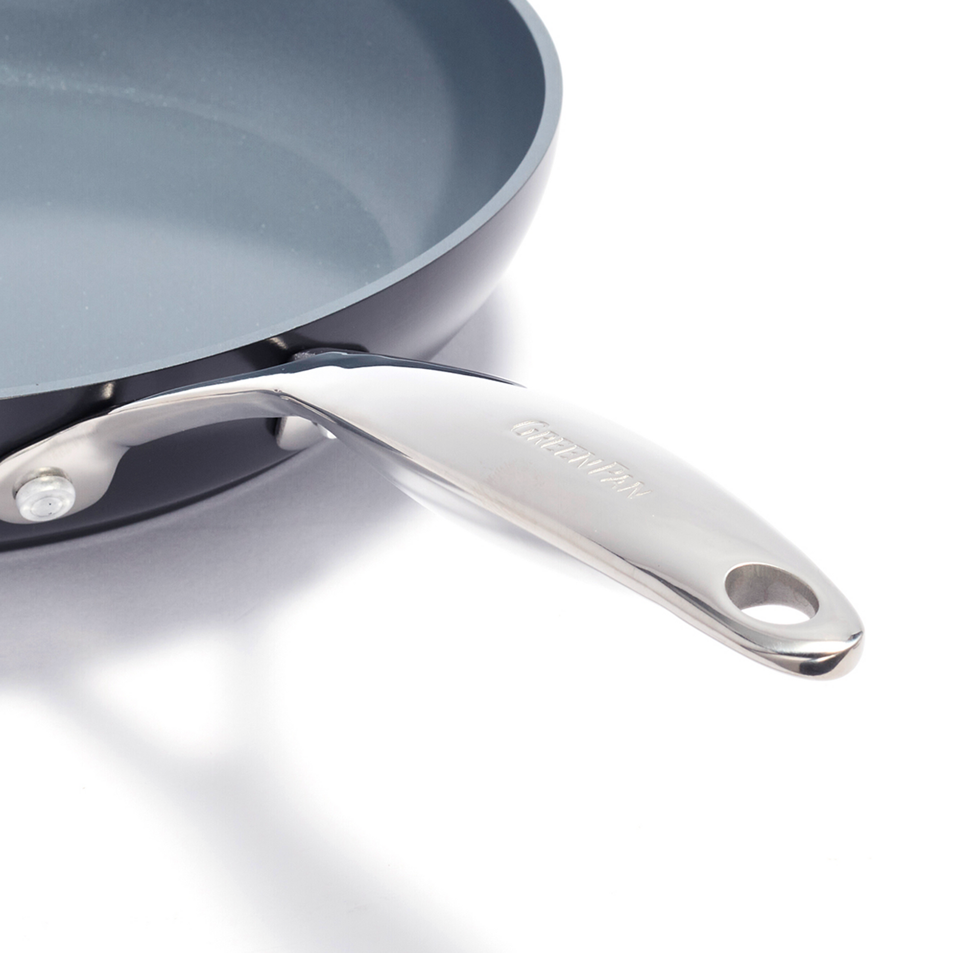 Greenpan Valencia Pro set 2-delig Koekenpannen 20cm + 26cm  Keramisch inductie pfas-vri zijaanzicht