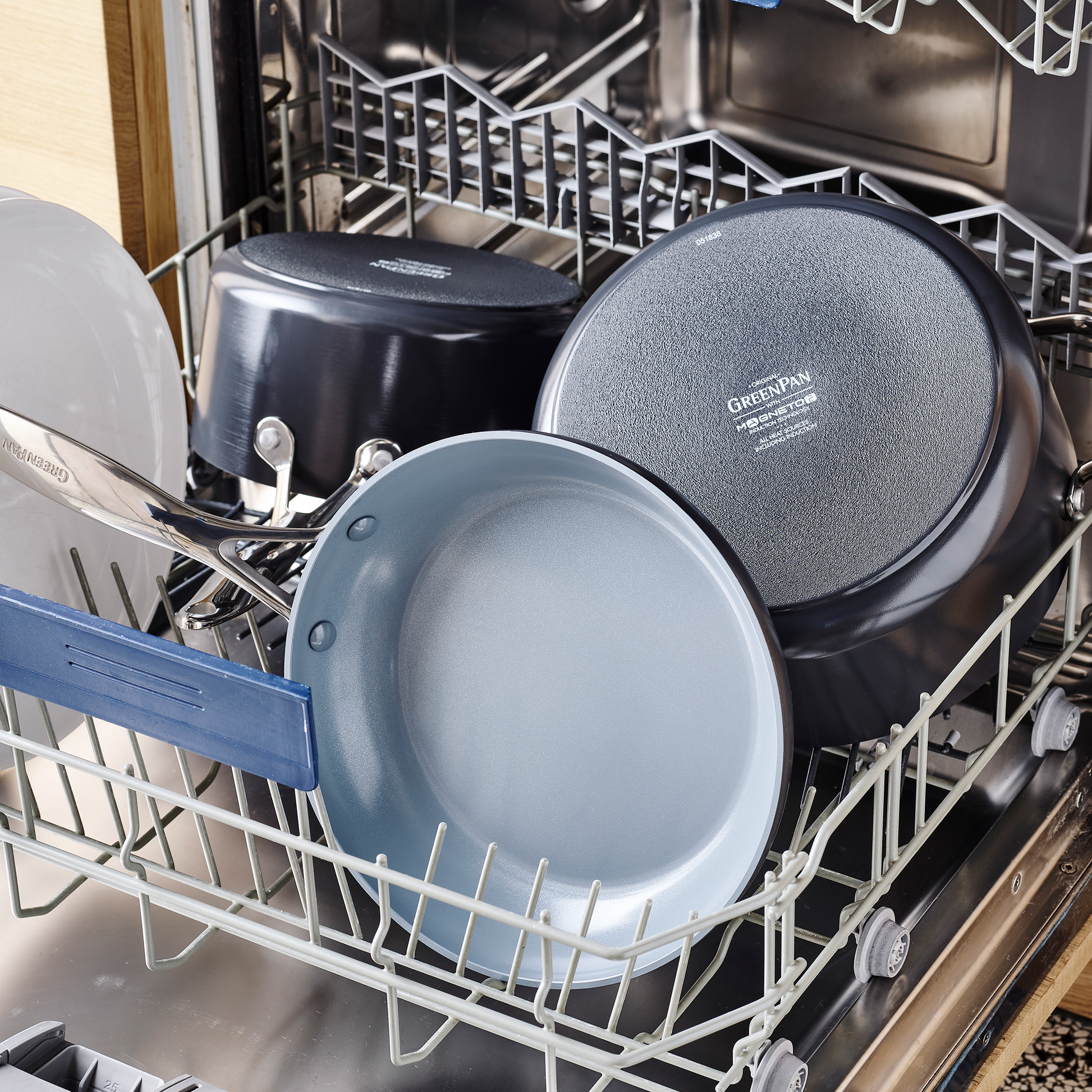 Greenpan Valencia Pro set 2-delig Koekenpannen 20cm + 26cm  Keramisch inductie pfas-vri vooraanzicht