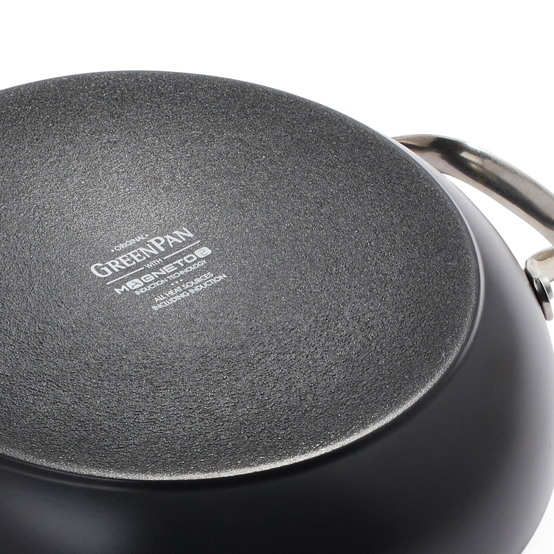 Greenpan Valencia Pro Stoofpan 28cm met deksel  Keramisch inductie pfas-vri onderkant