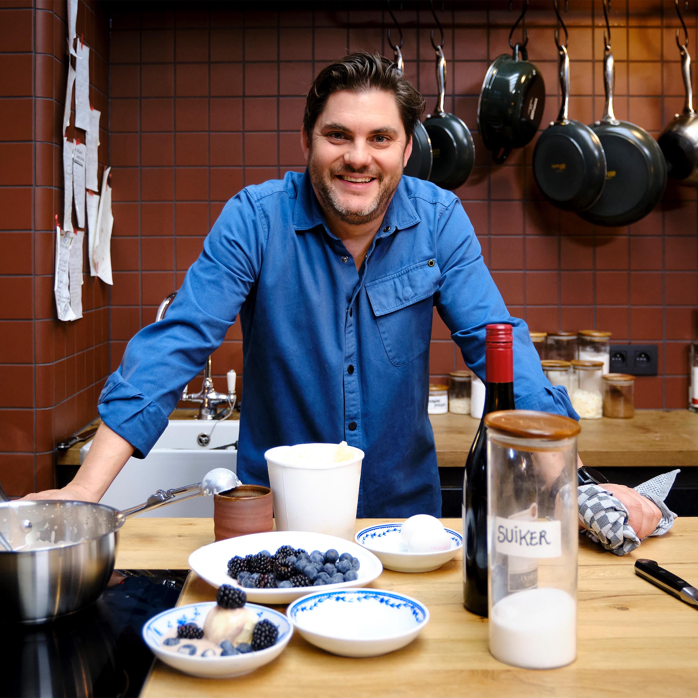 Dagelijkse kost conische chef's pan 20cm zilver Jeroen Meus