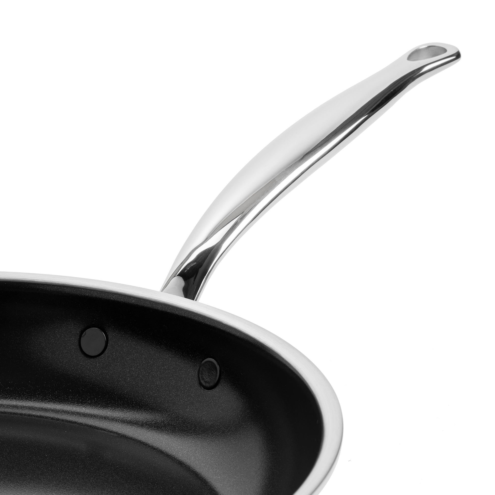 Greenpan Koekenpannen Premiere set 2-delig Koekenpannen 20cm 28cm Braadpannenset Keramisch inductie pfas-vri zijaanzicht