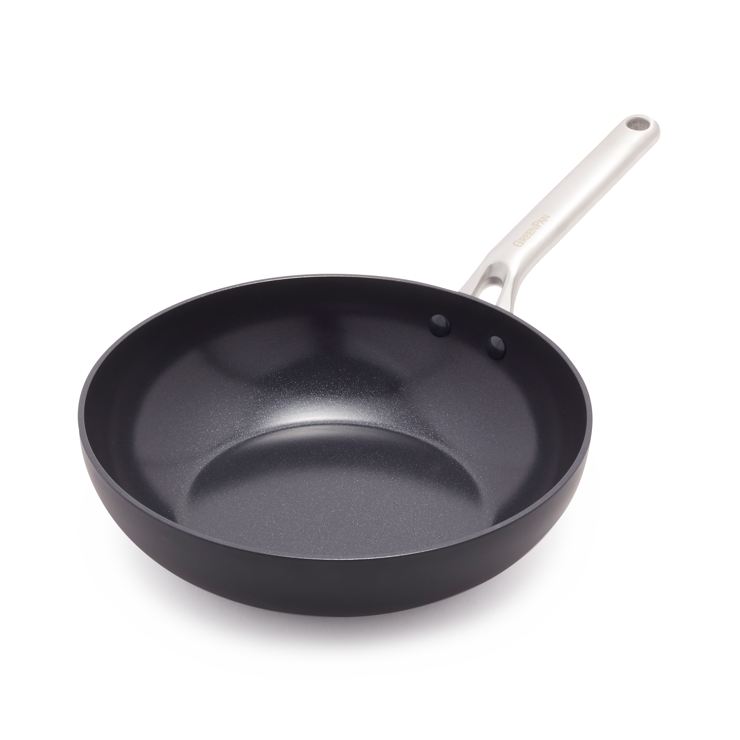 Greenpan Omega Koekenpannen Wokpannen 28cm Keramisch inductie pfas-vri vooraanzicht