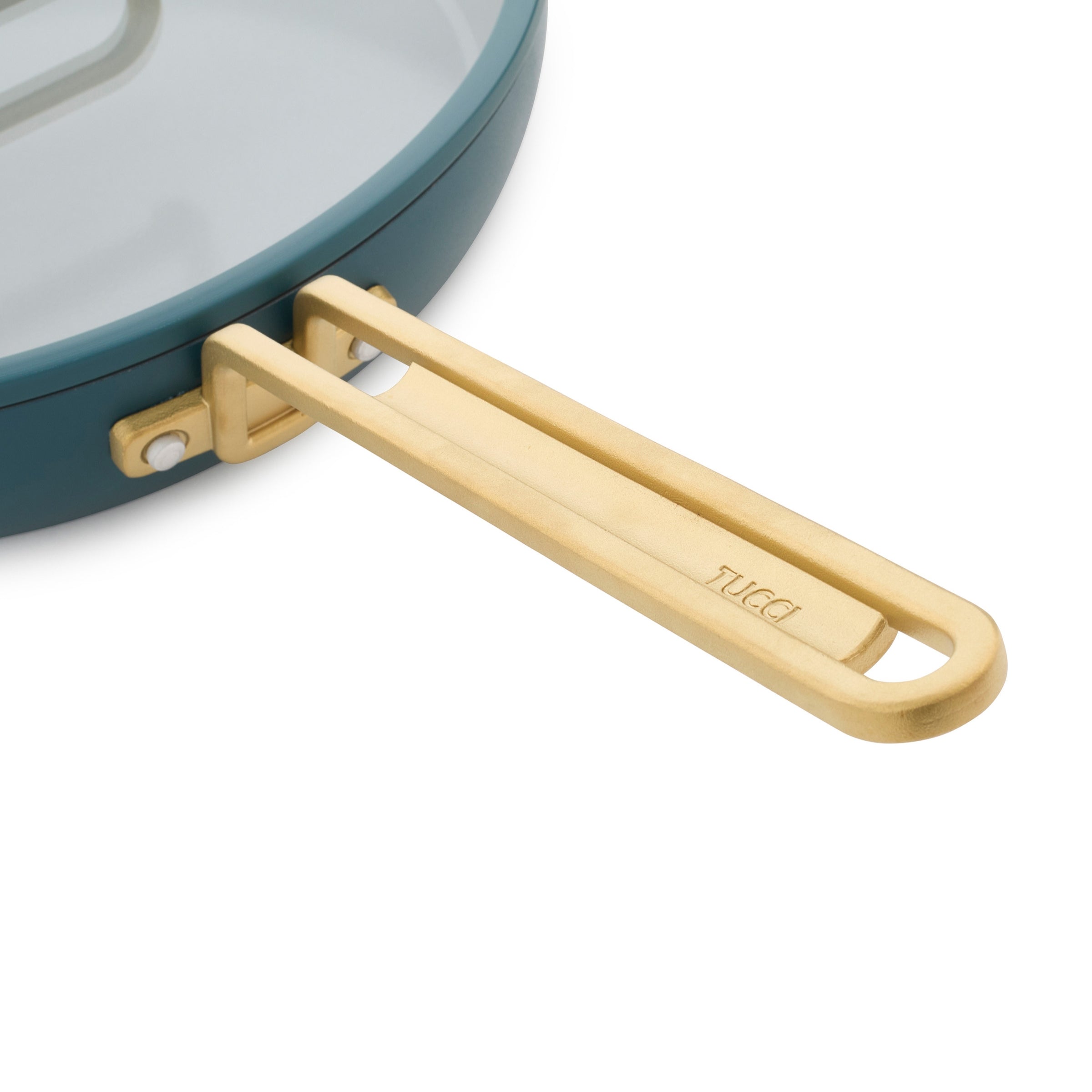 GreenPan™ Stanley Tucci™ Ceramic Nonstick 30cm Frypan with Lid, Venetian Teal