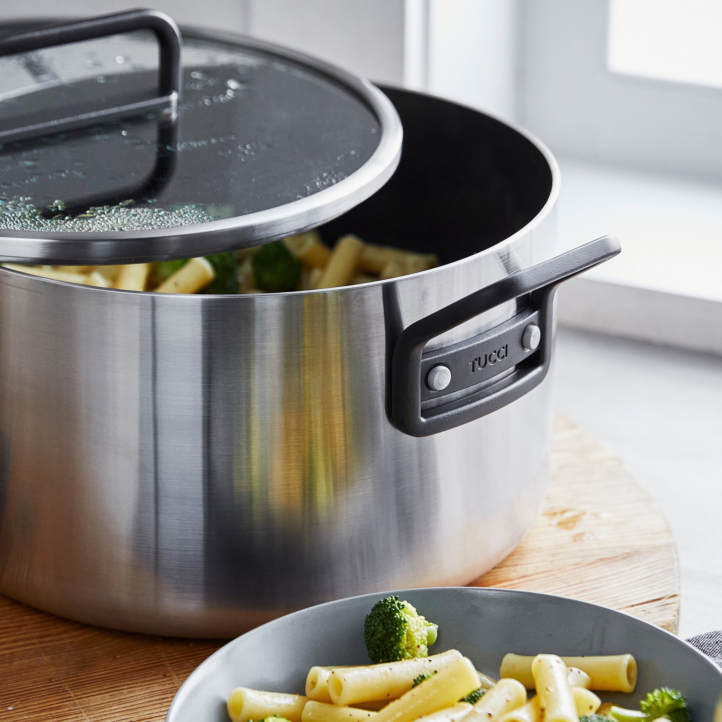 GreenPan™ Stanley Tucci™ Stainless Steel Ceramic Nonstick 11-Piece Cookware Set