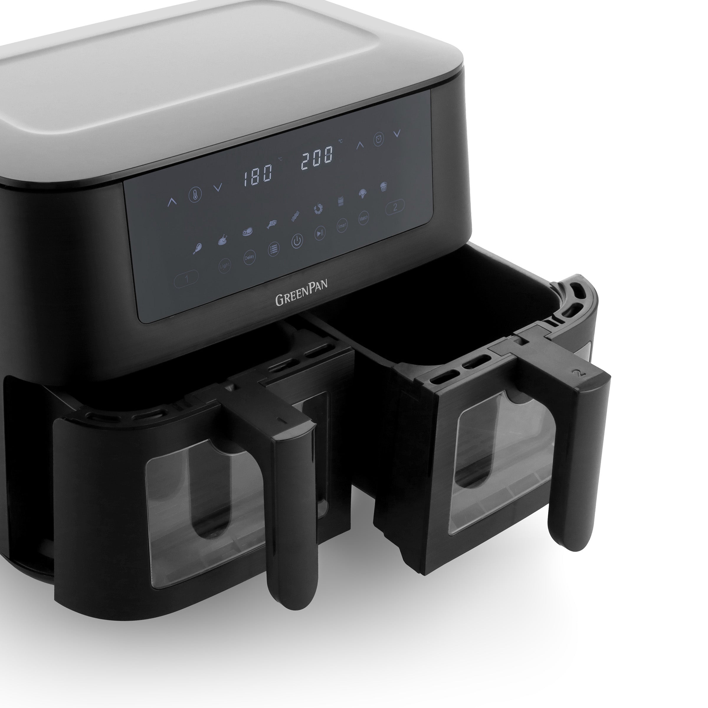 Double Air Fryer & 9-delige bakset