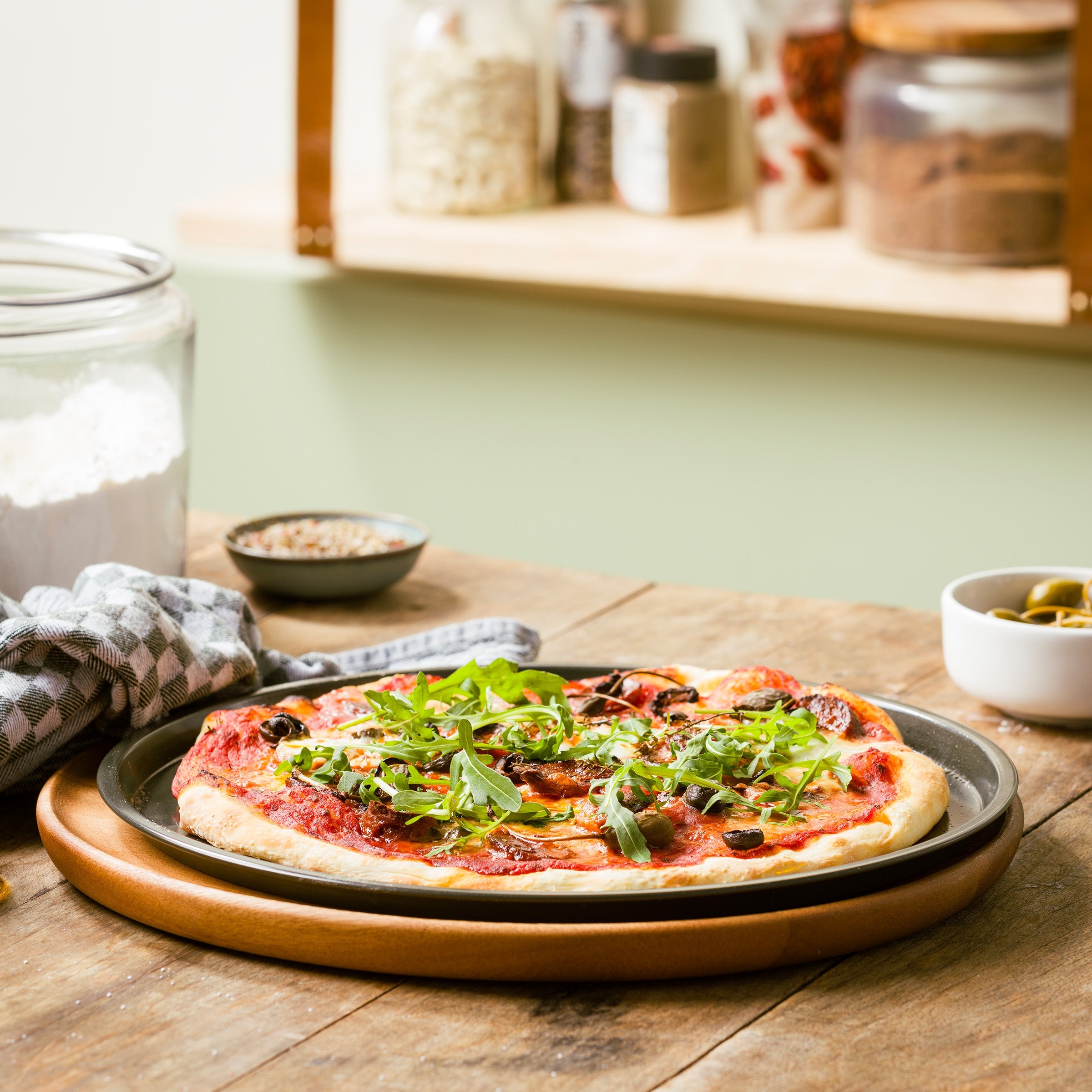 Dagelijkse kost pizzaplaat 33cm