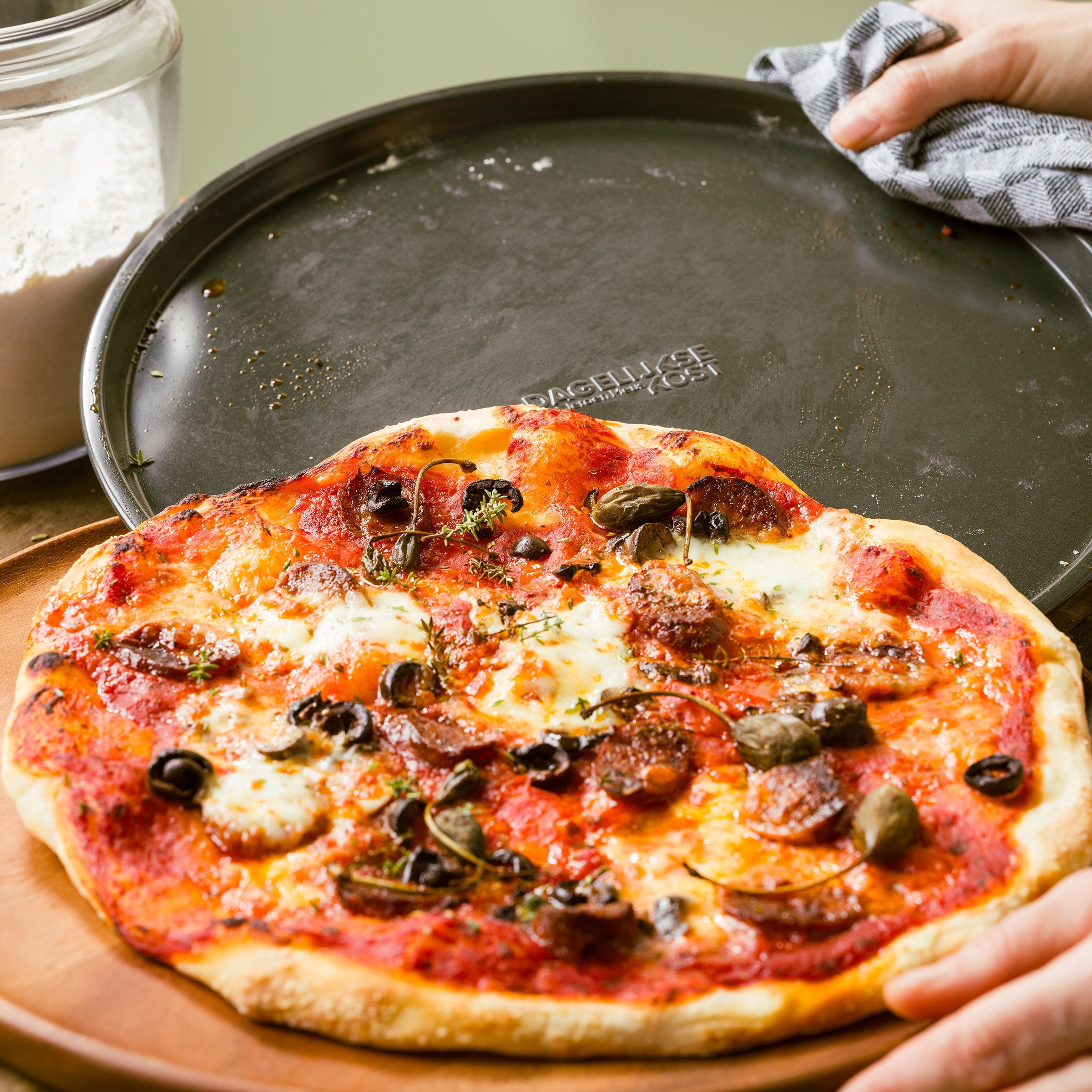 Dagelijkse kost pizzaplaat 33cm