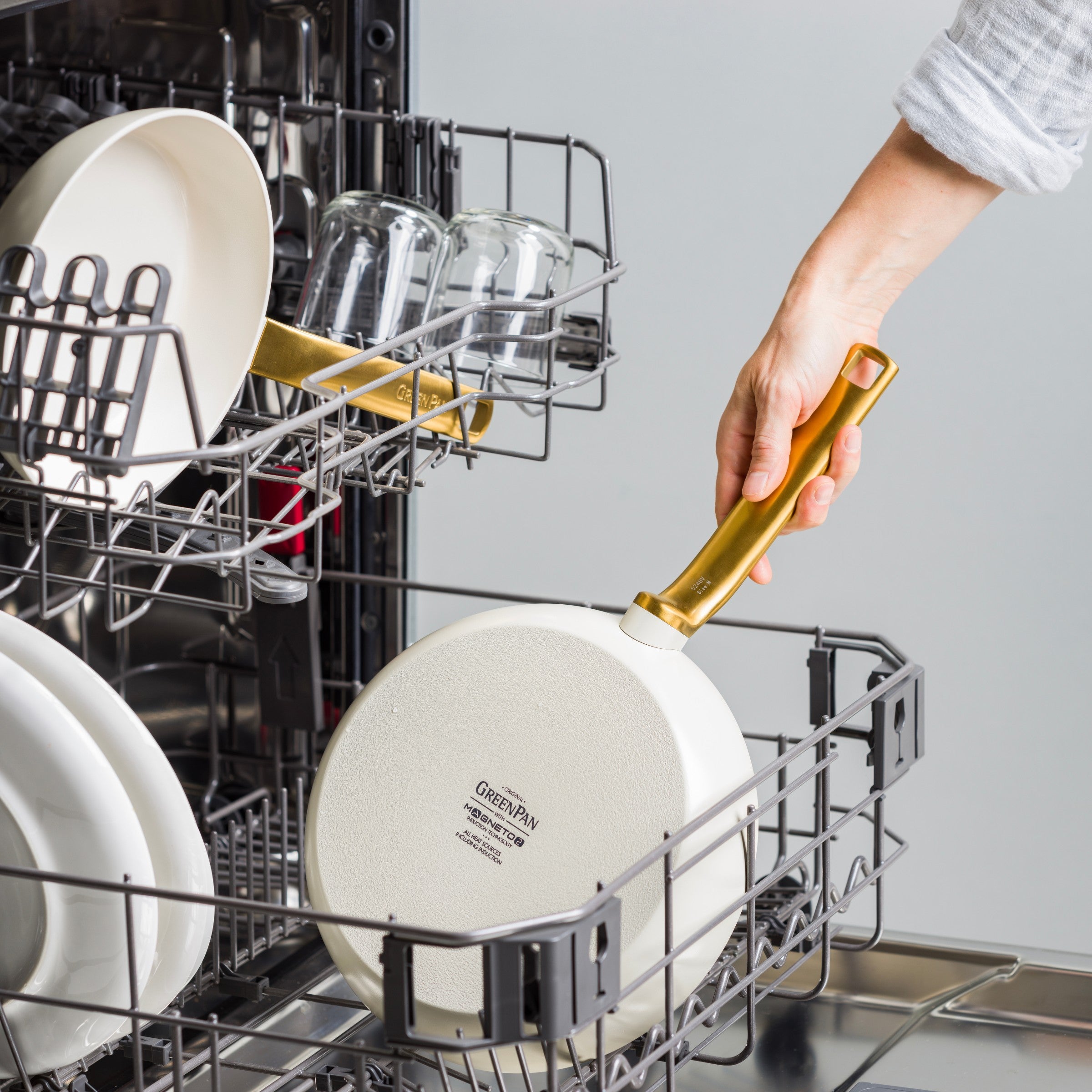 Evolution braadpan 24cm – Cream