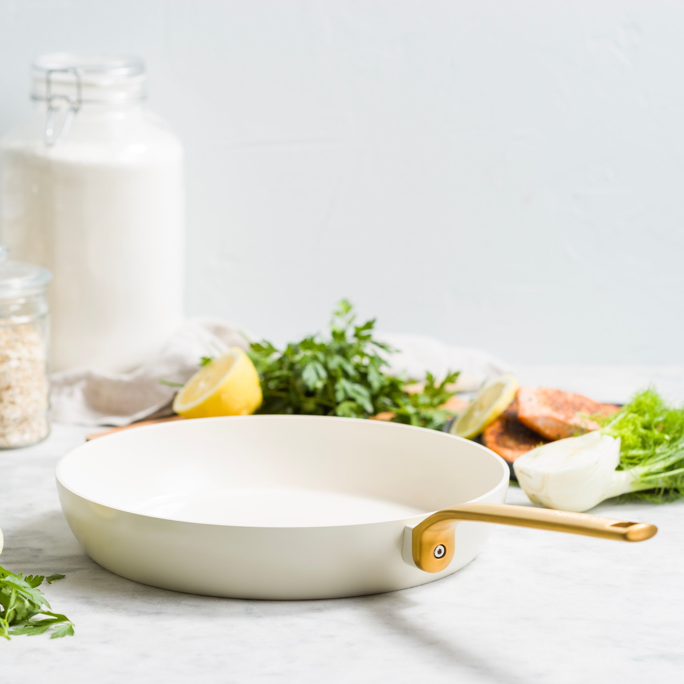 Evolution braadpan 28cm – Cream