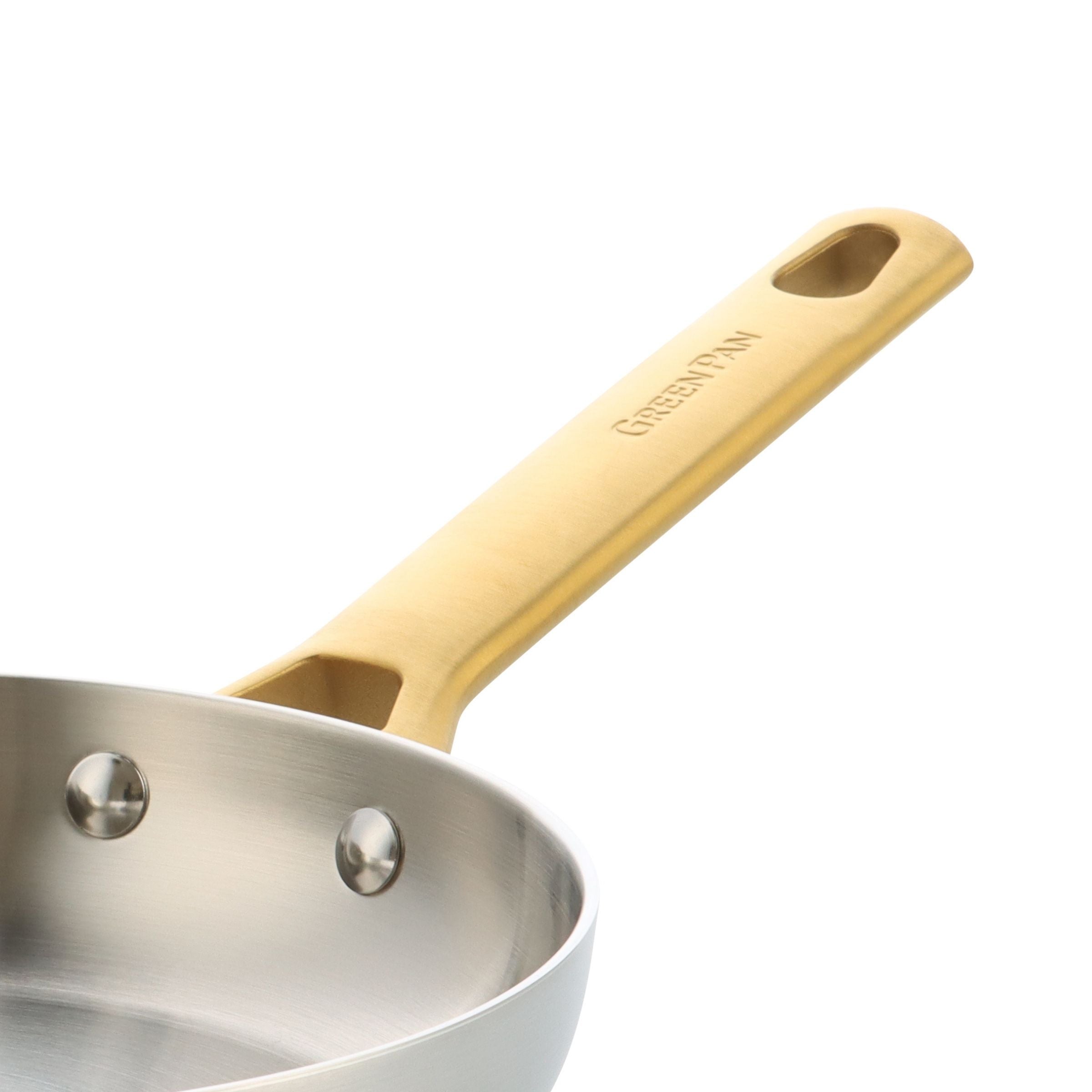 Padova Reserve 2-delige braadpannenset 3-laags roestvrij staal