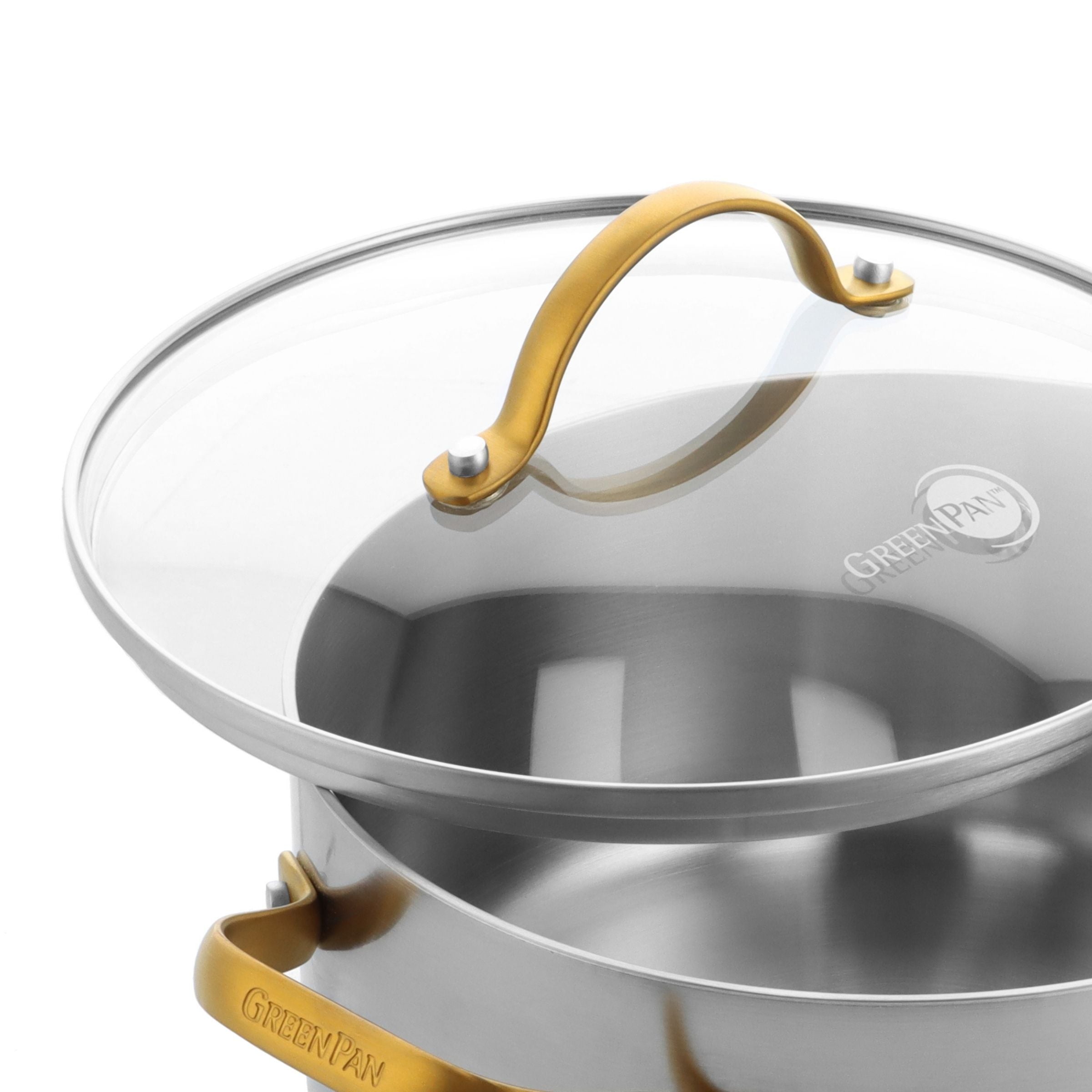 Padova Reserve 6-delige pannenset 3-laags roestvrij staal