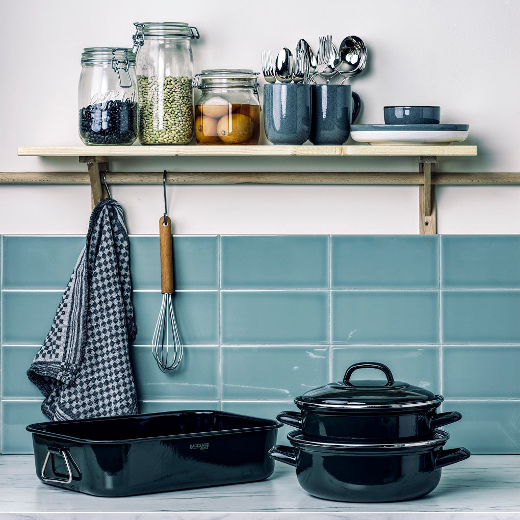 Dagelijkse kost stoofpot 22cm groen collectie