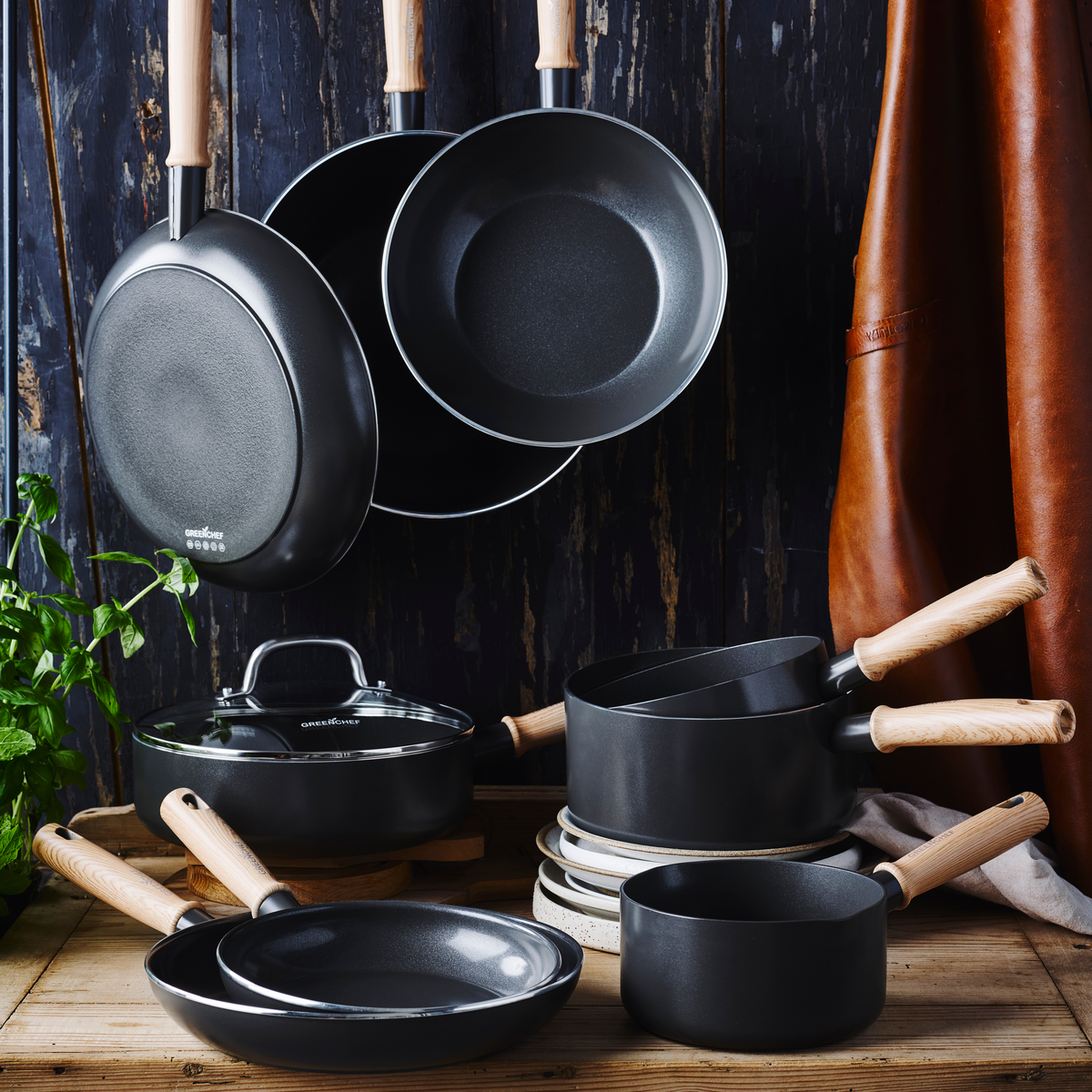 GreenChef Vintage Steelpan 18cm/2.1L