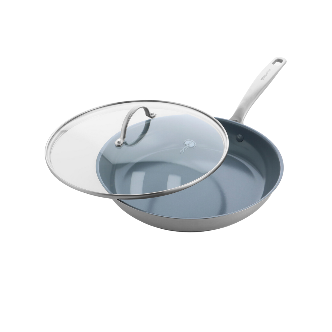 GreenPan Koekenpannen Treviso 30 cm Keramisch inductie pfas-vrij vooraanzicht