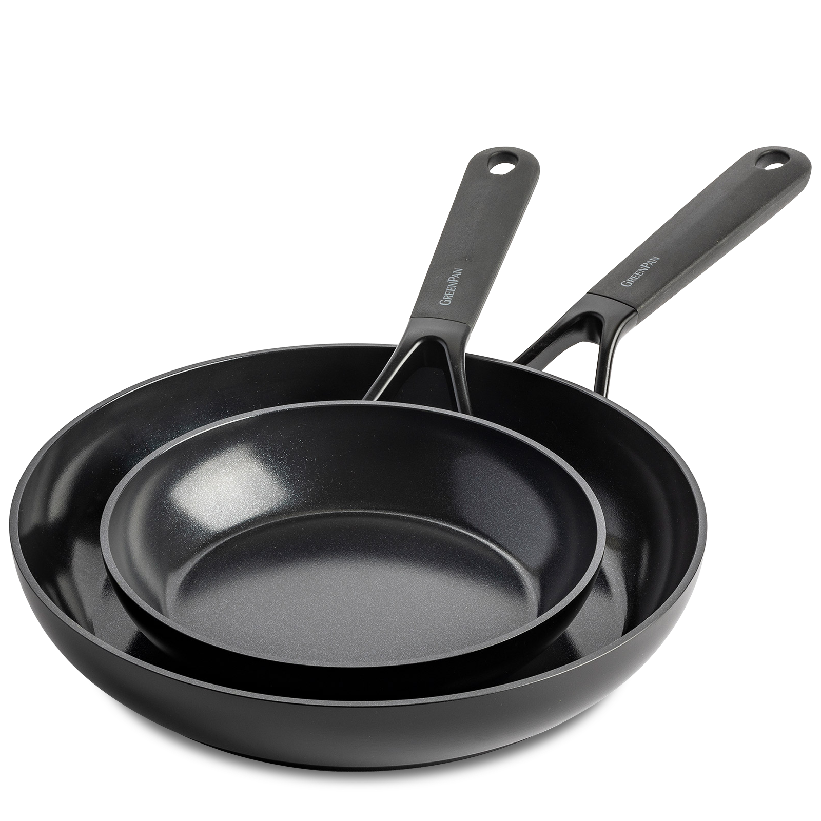GreenPan Smart Collection Koekenpannenset 2-delig Braadpannenset 20+28cm zwart Smart Collection