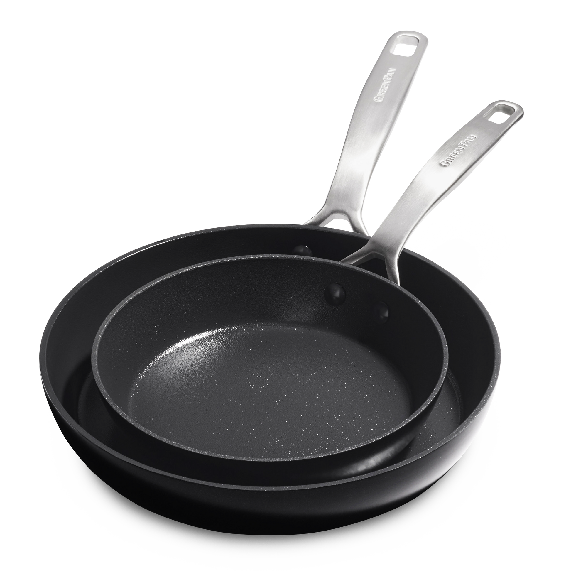 Copenhagen Koekenpannenset 2-delig 20+28cm zwart