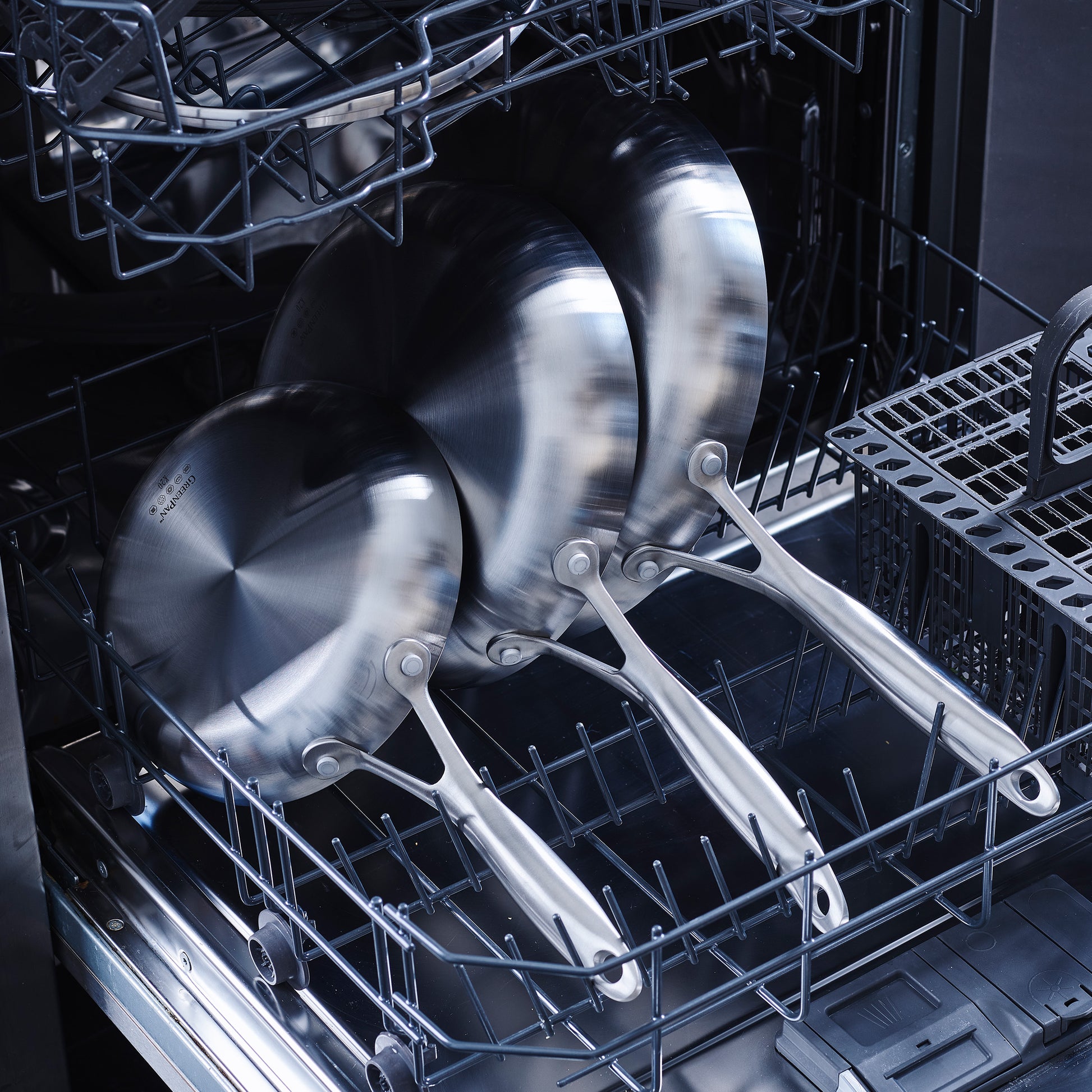 Geneva Koekenpan 18cm zilver in vaatwasser