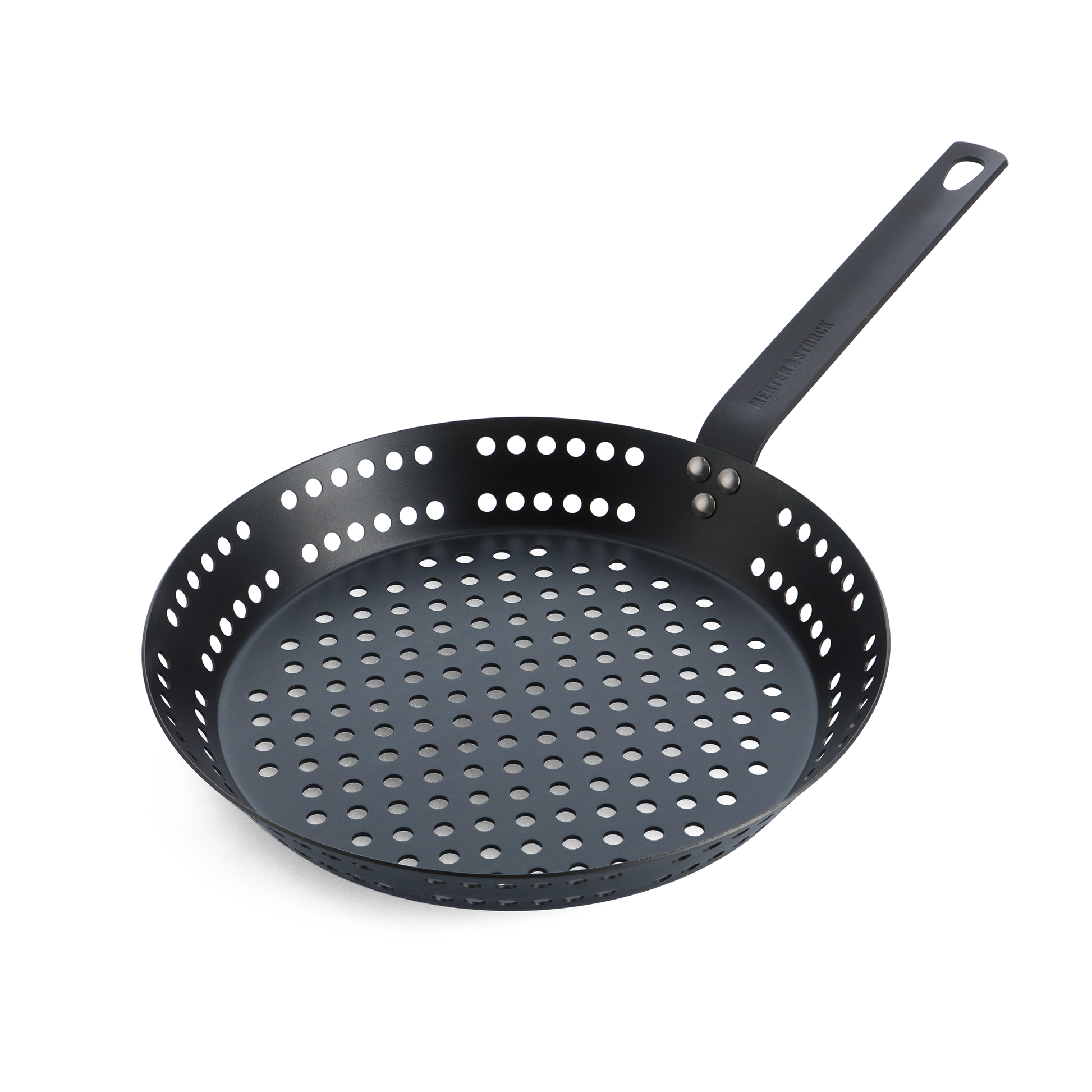 Merten & Storck Carbon Steel BBQ Koekenpan 30cm zwart