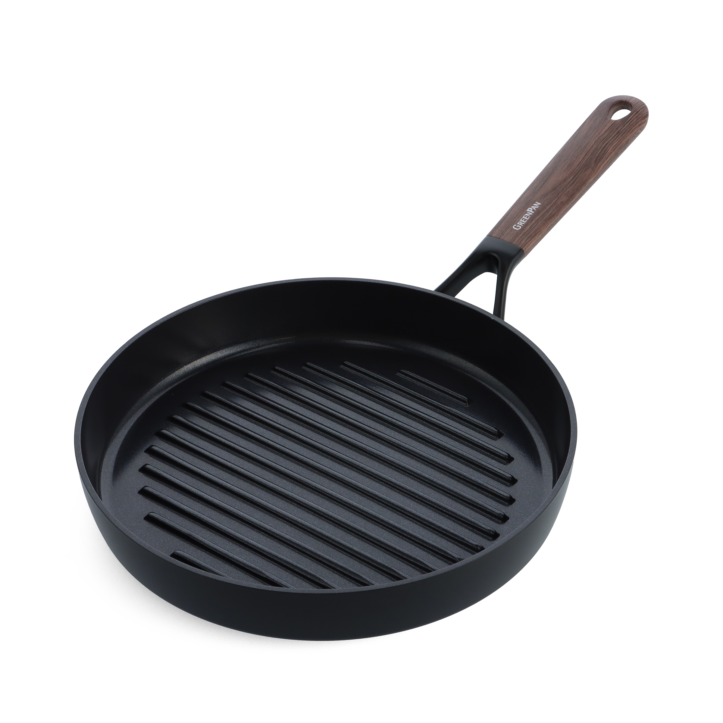 Eco-Smartshape Grillpan Dark Wood 28cm zwart