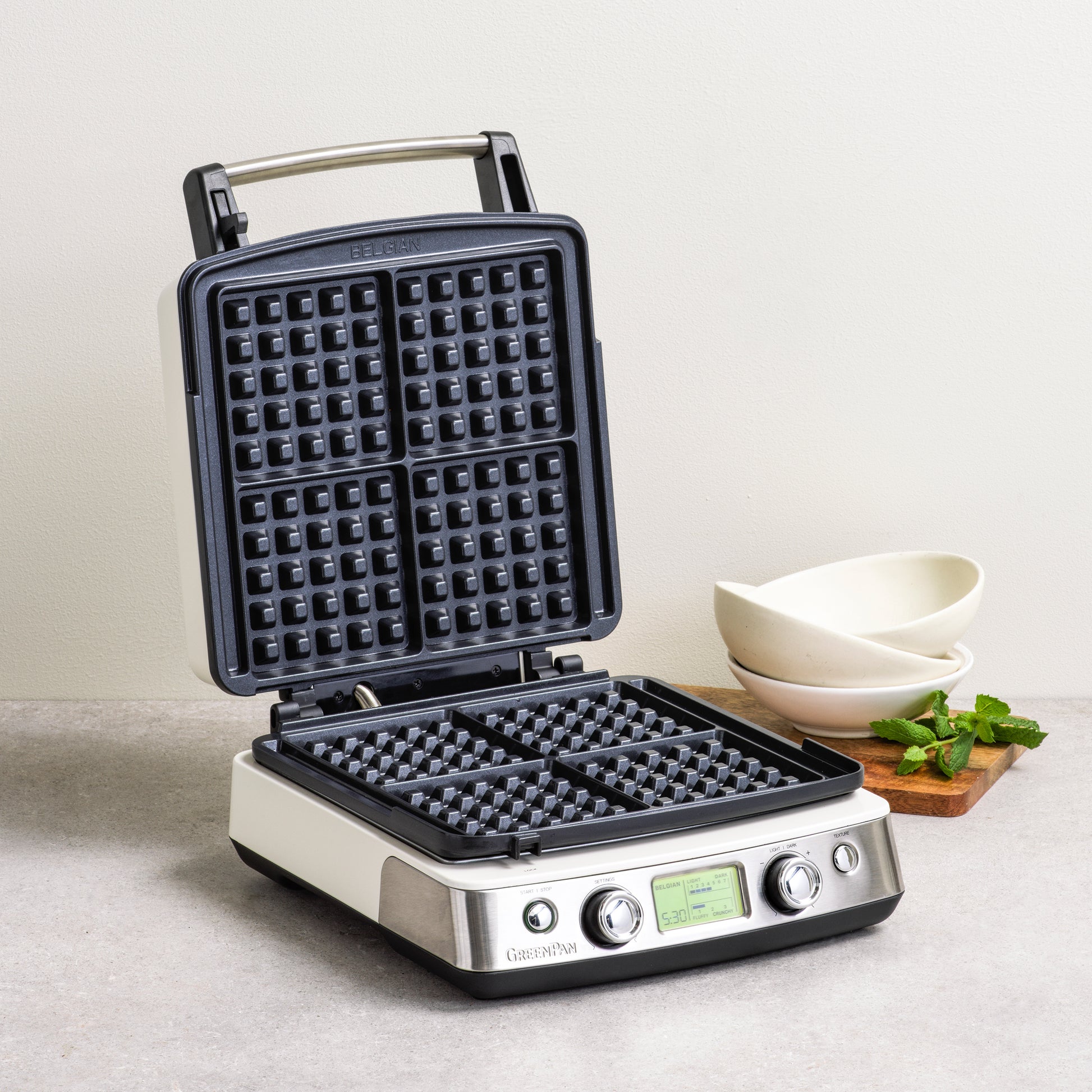 Belgische wafelplaten - wafelijzer zwart wafelijzer