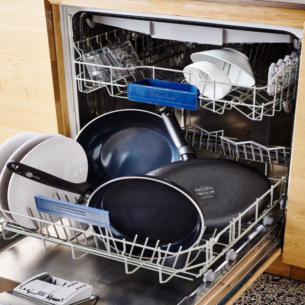 Torino Pannenkoekenpan 28cm zwart in vaatwasser