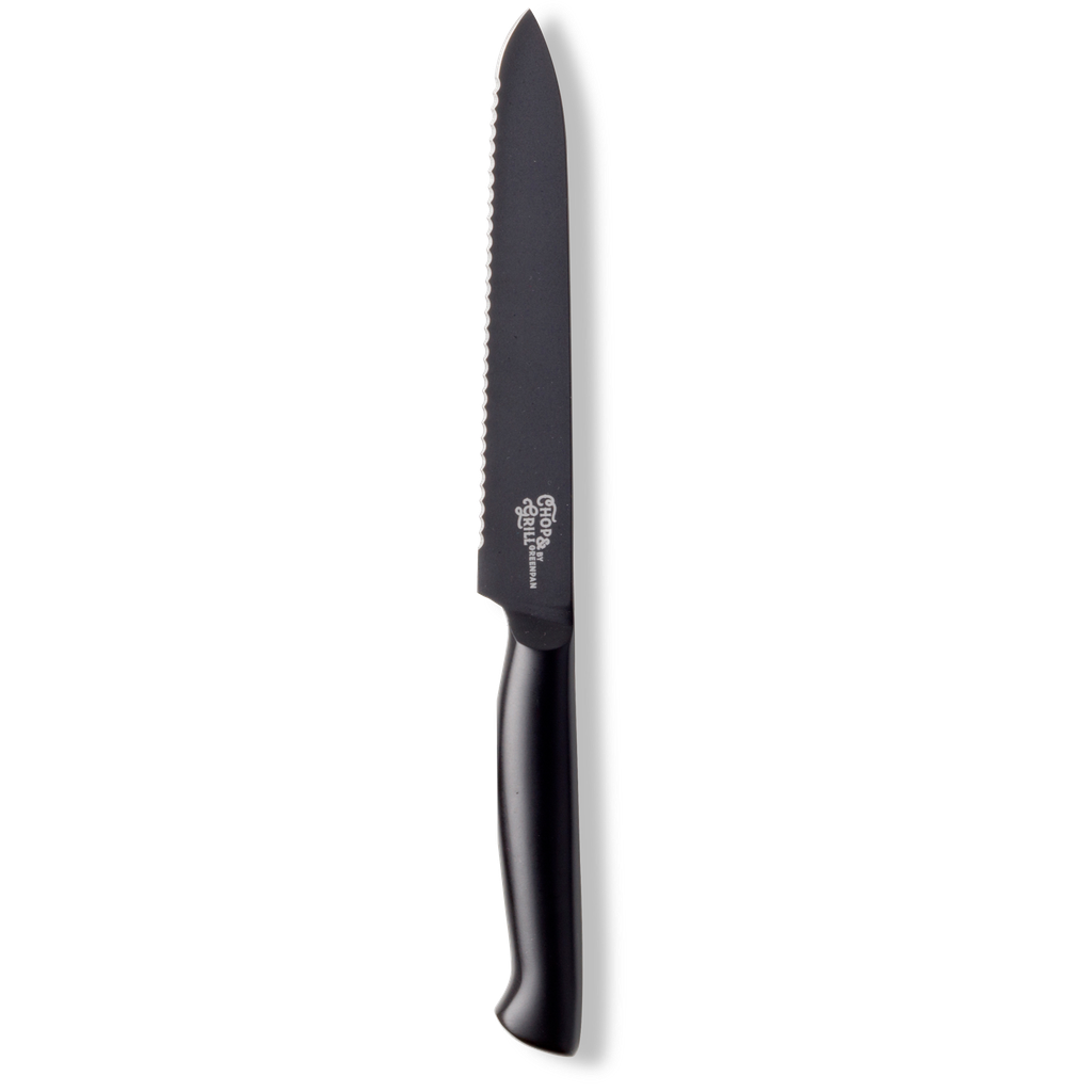 Chop & Grill Multifunctioneel mes zwart