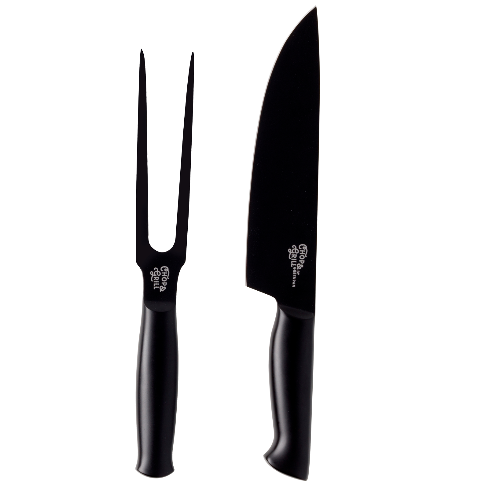 Greenpan Overzicht Technische specificaties Garantie Chop & Grill Vleesvork en koksmes