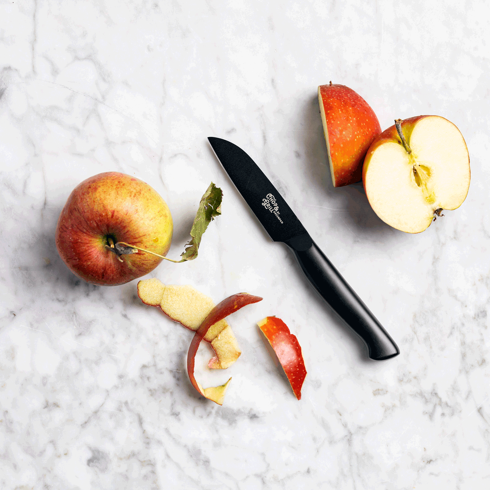 Chop & Grill Groentemes zwart appel schillen