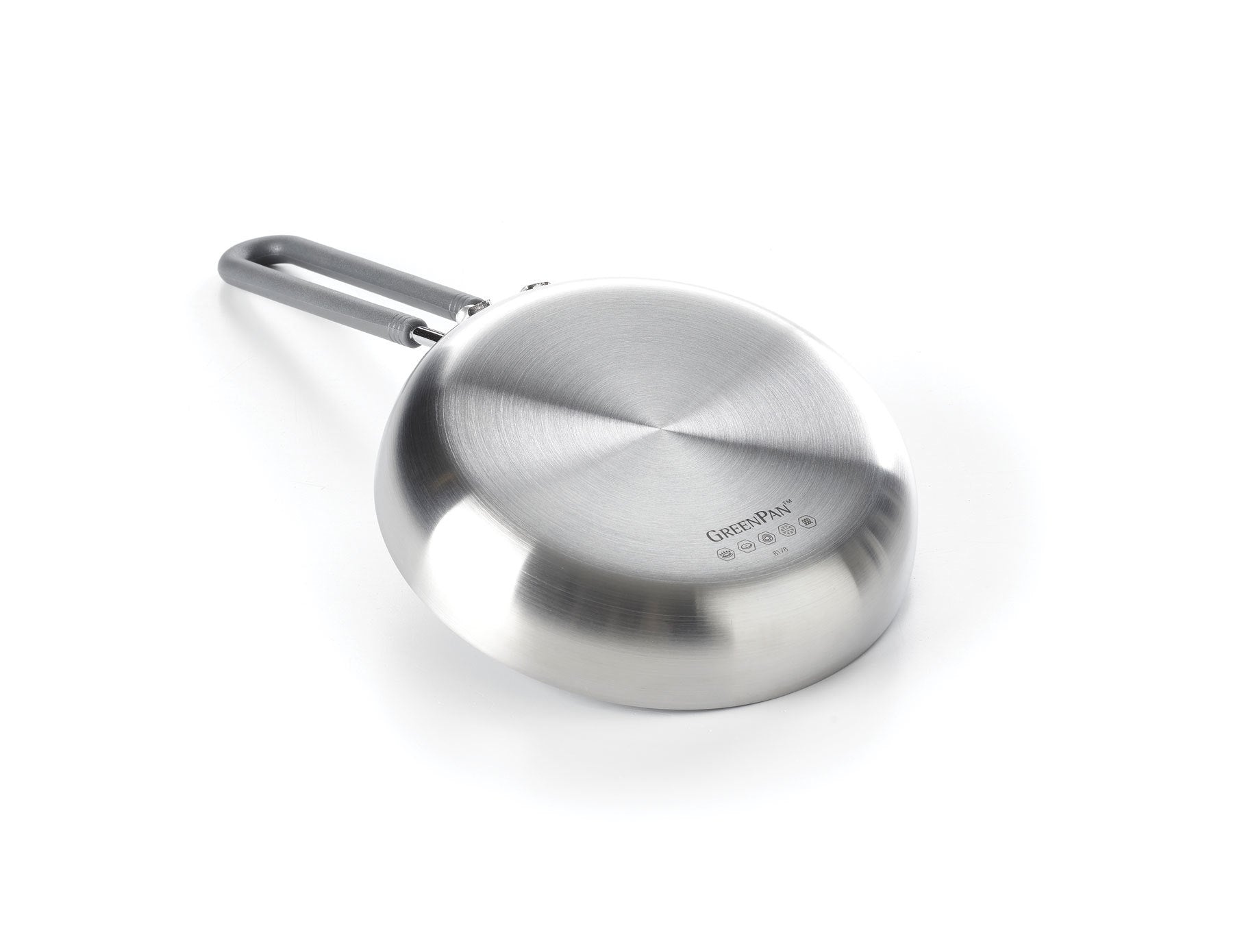 Mini Assortment Koekenpan 14cm zilver onderaanzicht