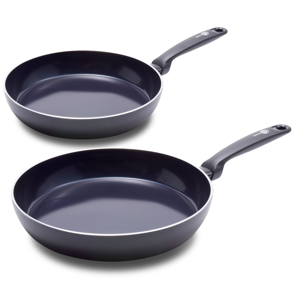 Torino Koekenpannenset 2-delig 24+28cm zwart