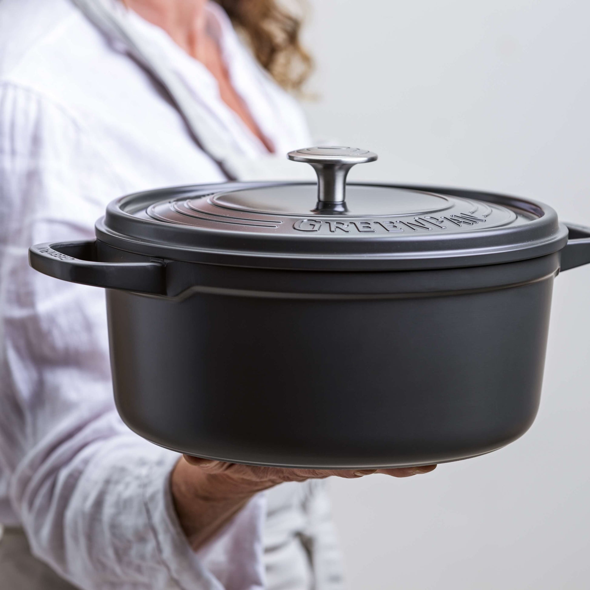 Featherweights Braadpan 26cm zwart vooraanzicht