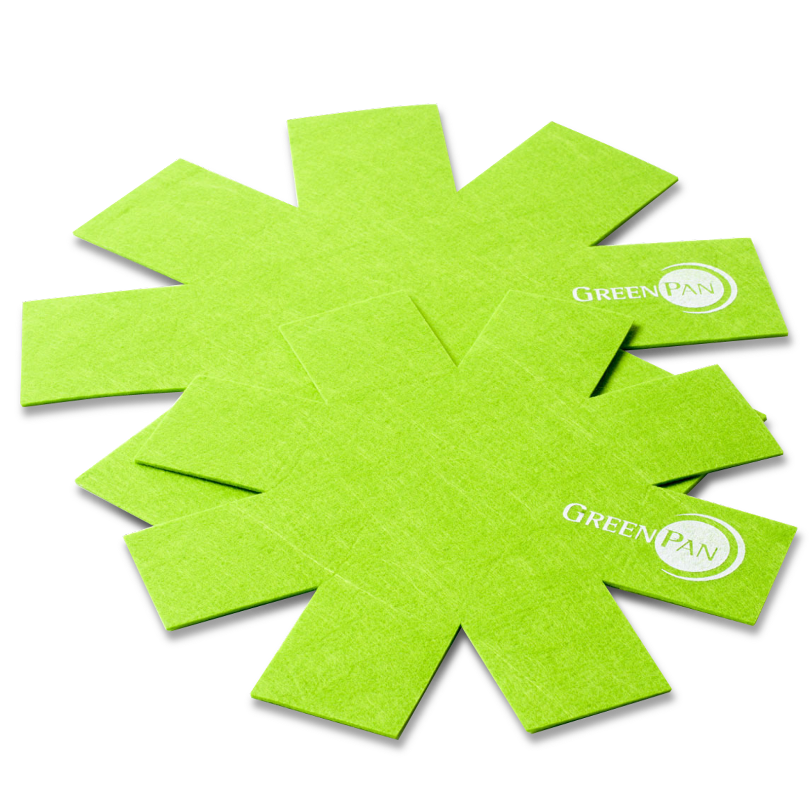 Panbeschermer 2 stuks small & medium groen medium