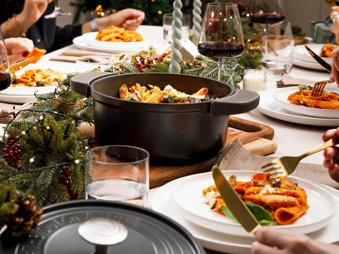 Romige pasta met burrata