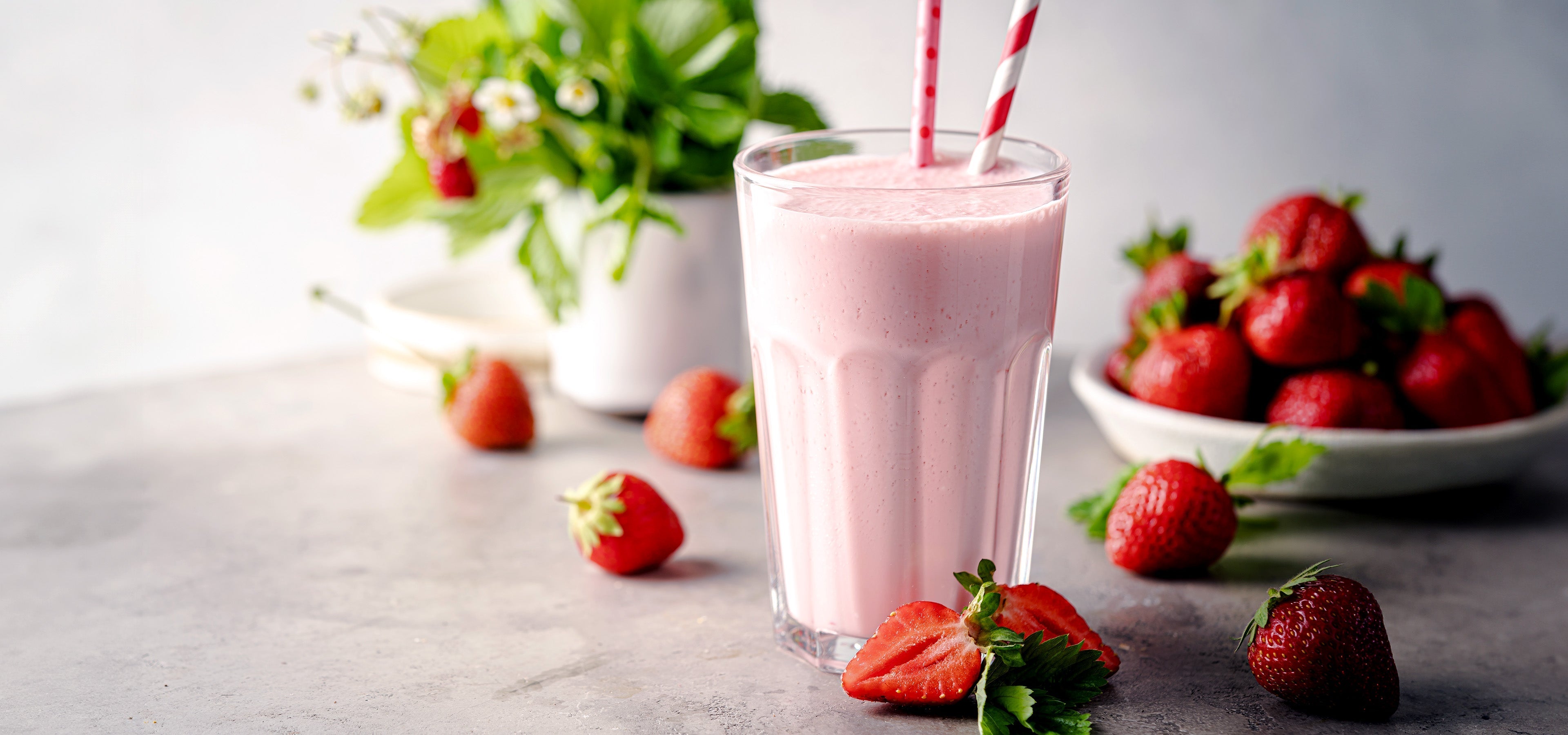 Aardbeienmilkshake
