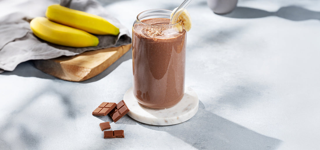 Chocolade-pindakaassmoothie
