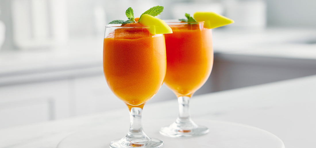 Veenbessensinaasappelslushie