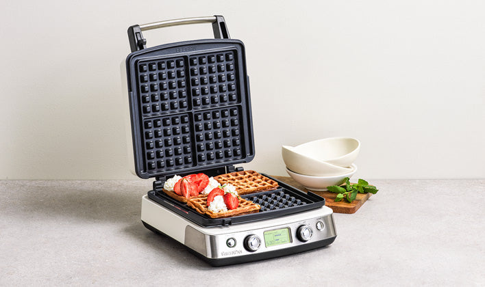 Wafelijzer stainless steel