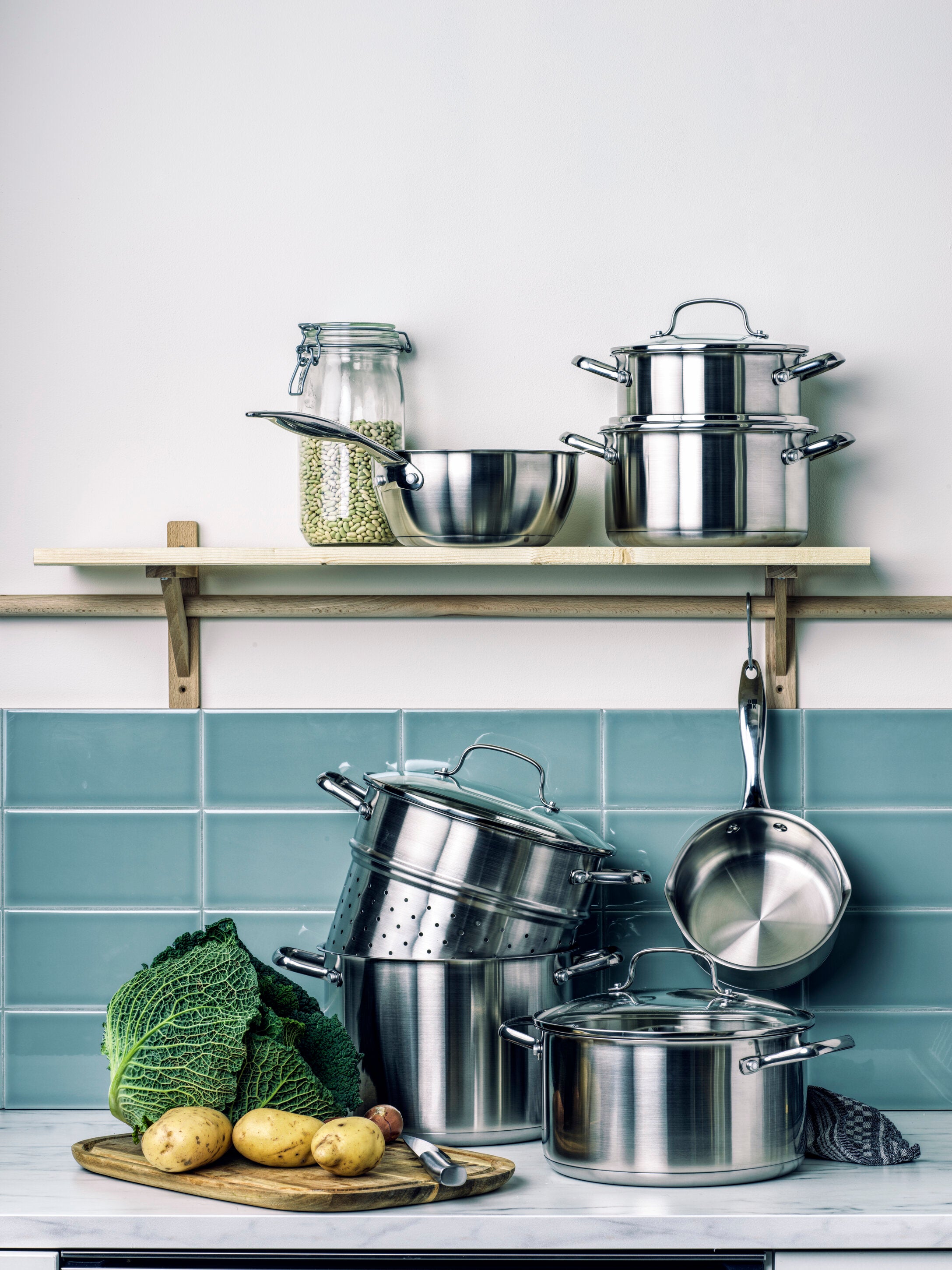 Dagelijkse kost - Roestvrijstalen kookcollectie