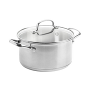 Dagelijkse kost kookpot 20cm/3,3L met deksel zilver