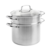 Dagelijkse kost 3-delige pasta set 24cm zilver