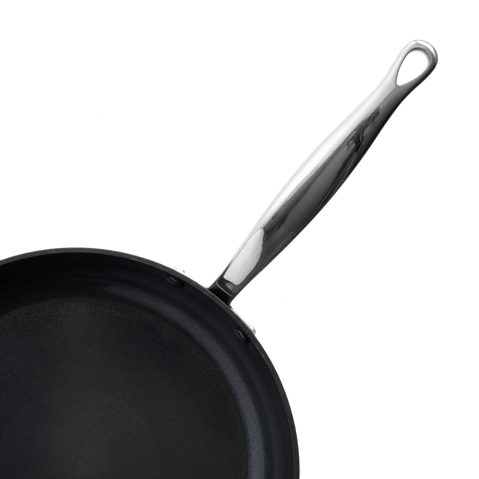 Greenpan Brussels Braadpannen Koekenpannen 24cm 28cm 2-delig Keramisch inductie pfas-vrij zijaanzicht 