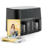 Bistro Dual Zone Air Fryer + Sandra’s snelle en gezonde air fryer-recepten
