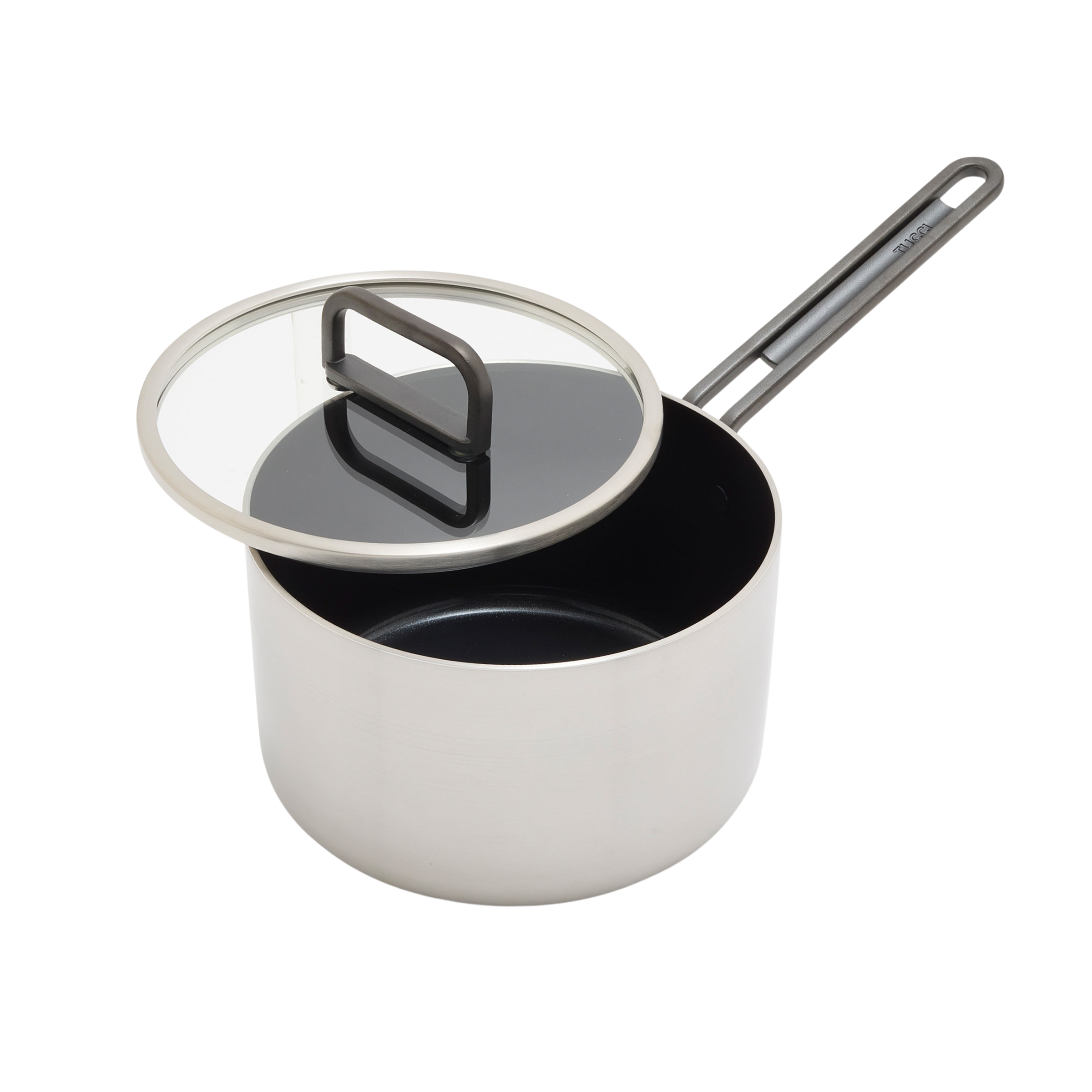 GreenPan™ Stanley Tucci™ Stainless Steel Ceramic Nonstick 2QT/16cm Saucepan with  Lid