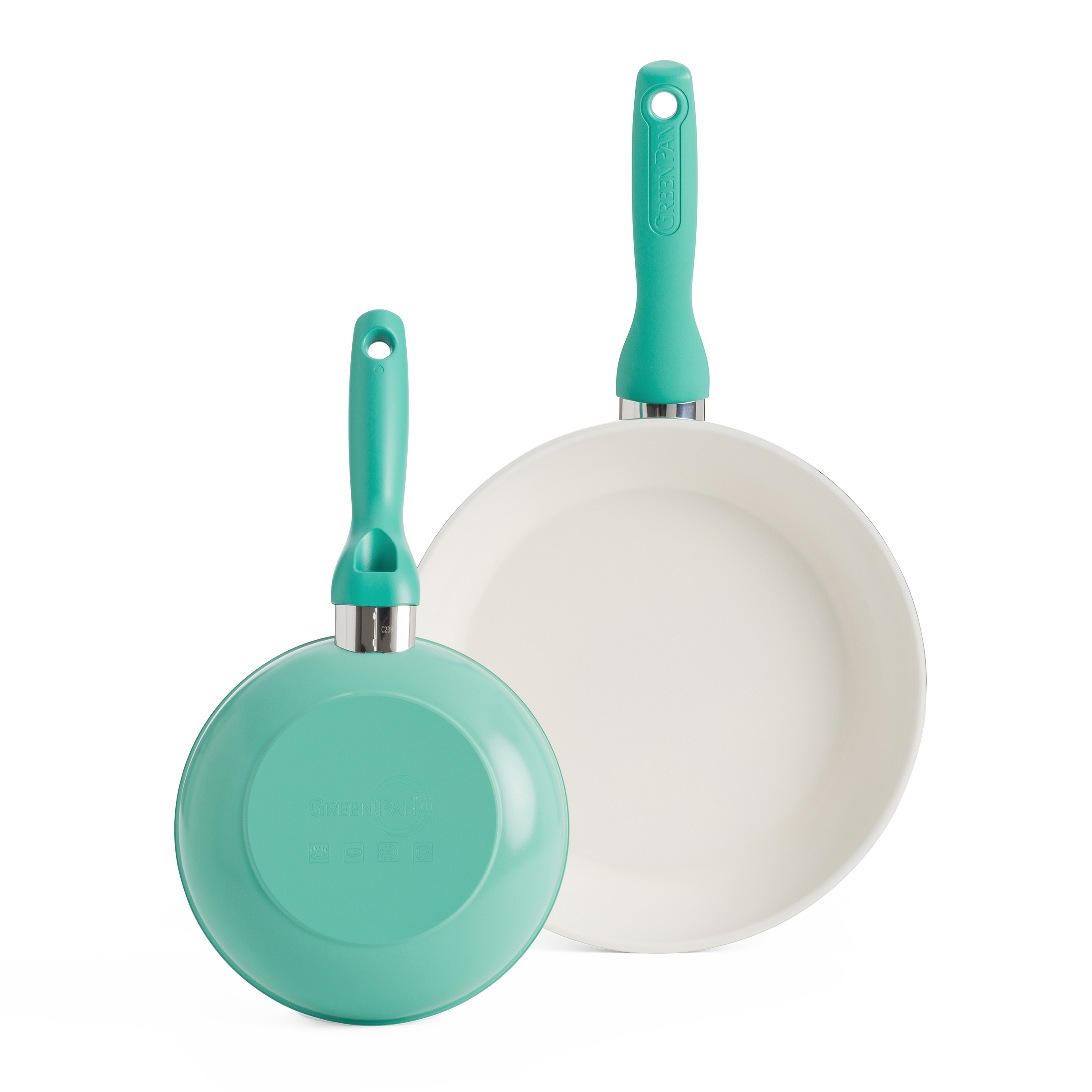 Rio Turquoise Koekenpan 18+26cm