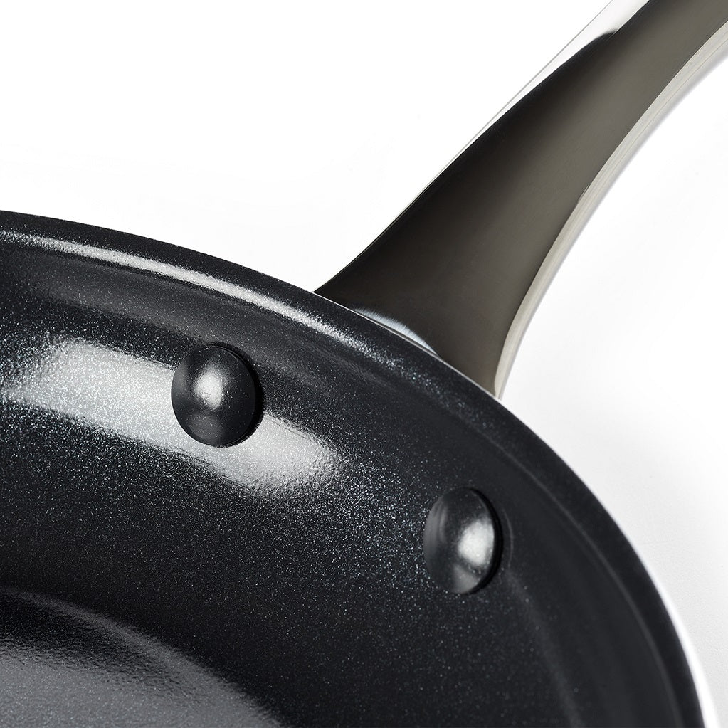 Dagelijkse kost braadpan 30cm groen bovenaanzicht