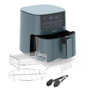 XXL Air Fryer Smokey Blue & grill set
