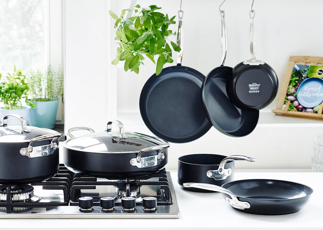 Greenpan Barcelona Pro Pannenkoekenpan 24cm  Keramisch inductie pfas-vri vooraanzicht